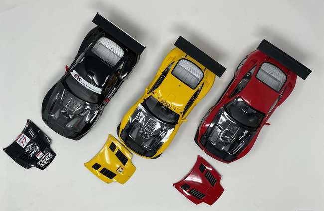 A Trio of 1:18th Scale Ferrari 575 GTCs by Kyosho  