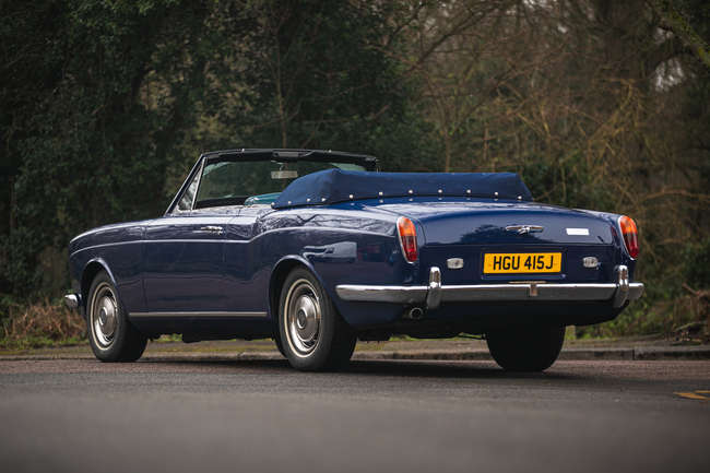 1971 Rolls-Royce Corniche Convertible Ex-Sir Bruce Forsyth-Auction Lot