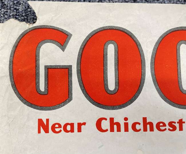 Original Goodwood 'Easter Monday 100' 1961 Promotional Poster