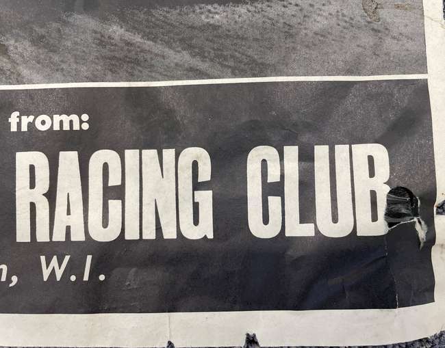 Original Goodwood 'Easter Monday 100' 1961 Promotional Poster