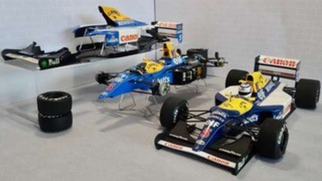 1/12 Scale Exploded Models of the 1992 Williams FW14B RED 5 driven by Nigel Mansell