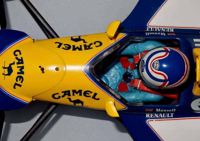 1/12 Scale Exploded Models of the 1992 Williams FW14B RED 5 driven by Nigel Mansell