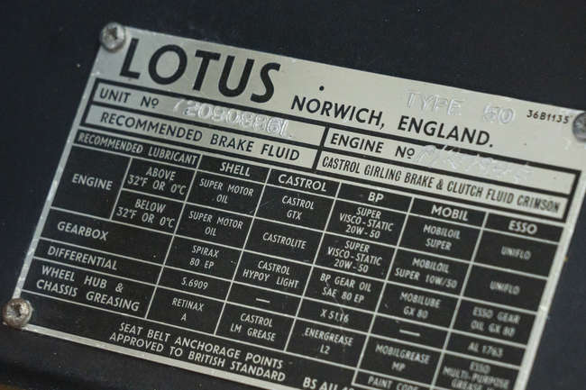 1972 Lotus Elan +2 S130/5-Sold