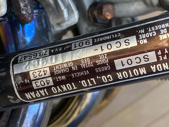 1981 Honda CB900 FA 900cc-Sold