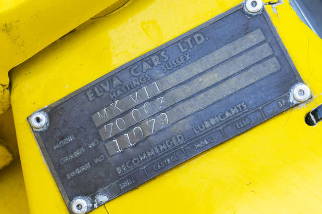 1963 Elva Mk VII Lotus Twin Cam-Auction Lot