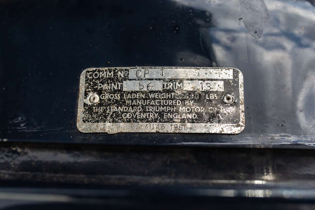 1967 Triumph TR5 - The First Ever TR5-Sold