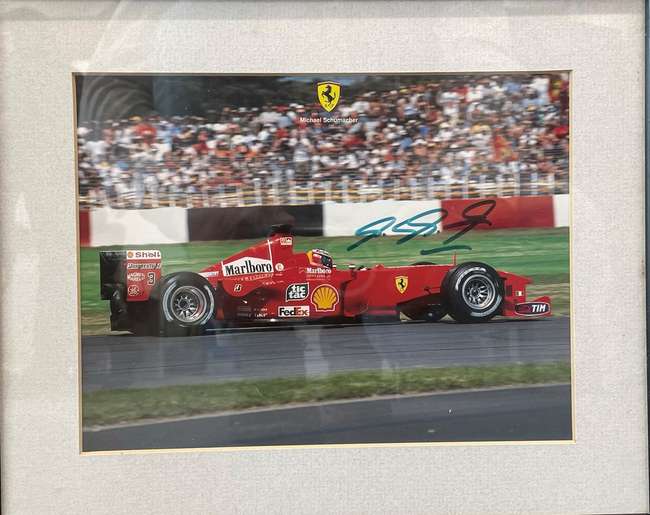 Michael Schumacher Signed Photo