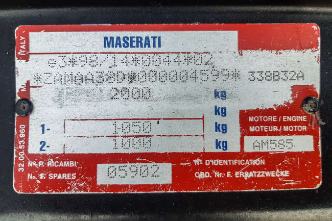 2001 Maserati 3200 GT Assetto Corsa Auto-Sold