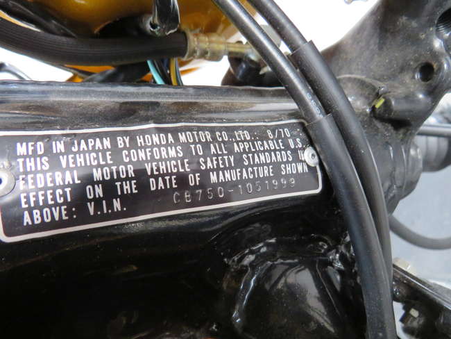 1970 Honda CB750 K1 736cc-For Sale