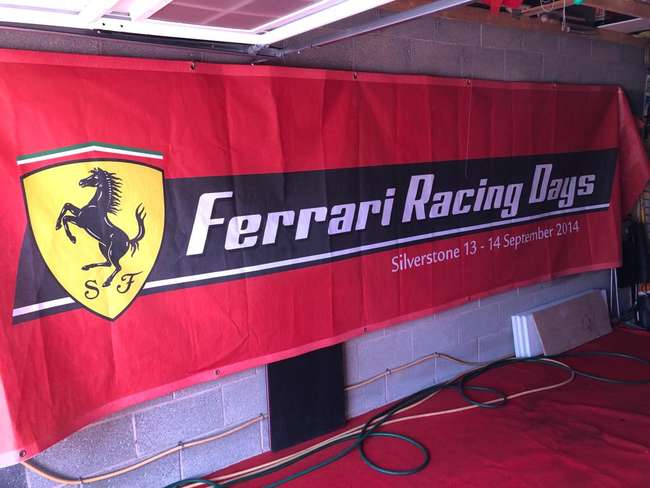Very Large 'Ferrari Racing Days' Banner 