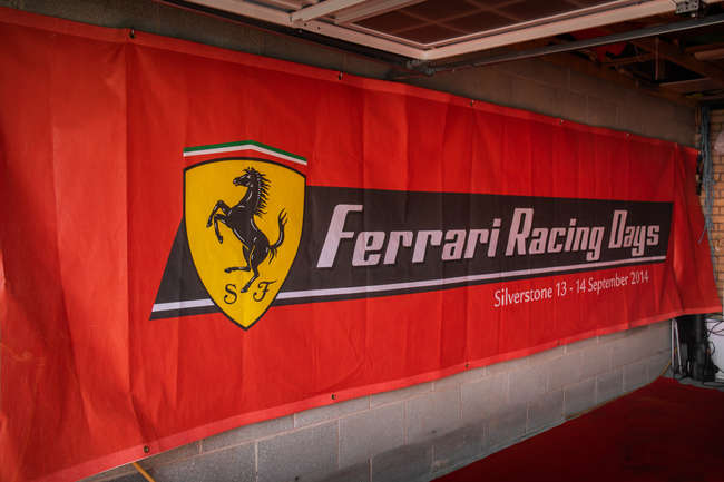 Very Large 'Ferrari Racing Days' Banner 