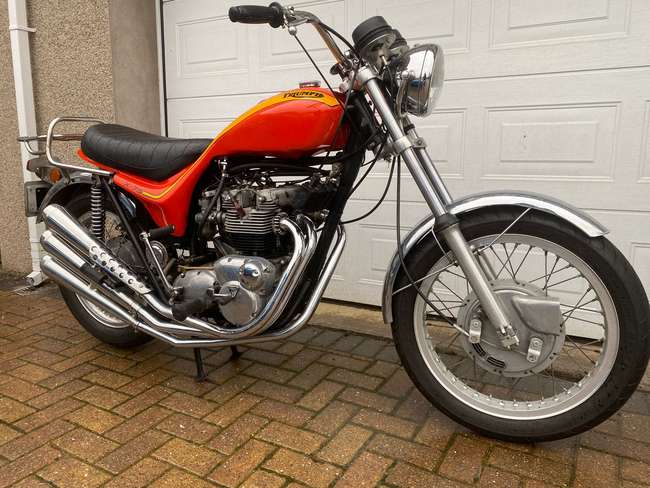 1971 Triumph T150C X-75 Hurricane Replica 741cc-Sold