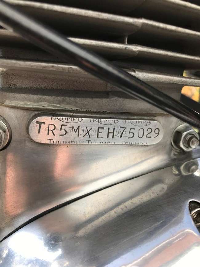 1972 Triumph TR5MX 499cc-For Sale