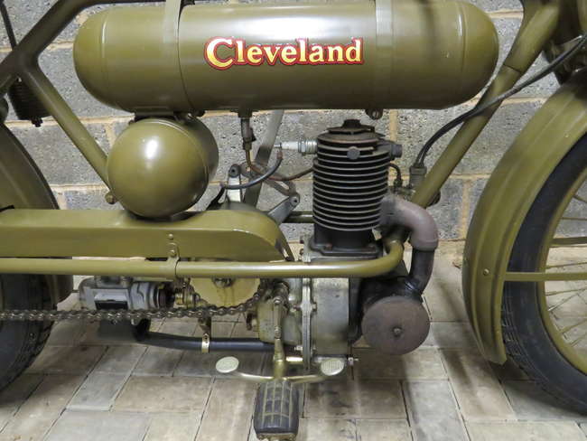 1917 Cleveland A2 WWI US Army Dispatch Bike 221cc-For Sale