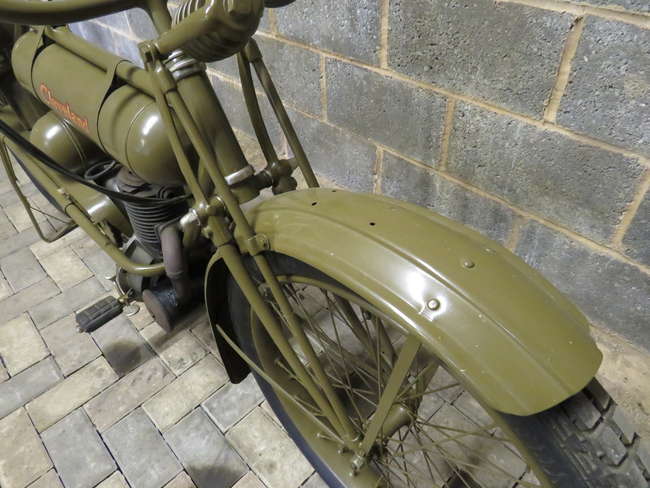 1917 Cleveland A2 WWI US Army Dispatch Bike 221cc-For Sale