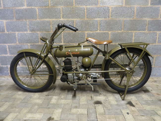 1917 Cleveland A2 WWI US Army Dispatch Bike 221cc-For Sale