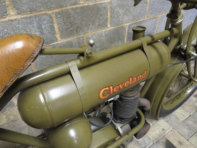 1917 Cleveland A2 WWI US Army Dispatch Bike 221cc-For Sale