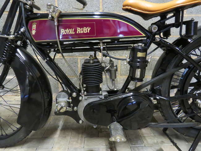 c.1919 Royal Ruby 2 3/4 hp 350cc-Sold