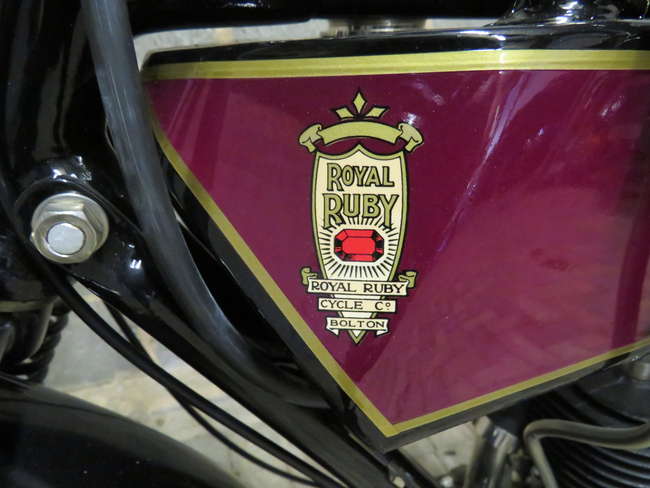 c.1919 Royal Ruby 2 3/4 hp 350cc-Sold