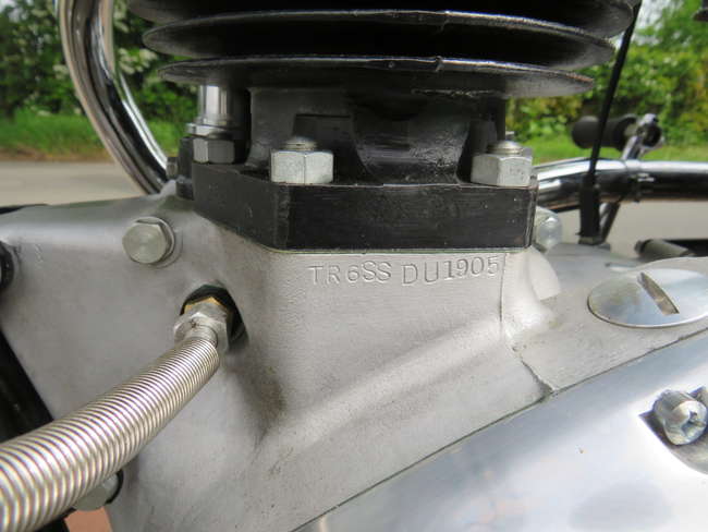 1963 Triumph TR6SS Trophy 650cc-Sold