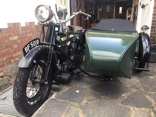 1926 BSA Model G Combination 986cc-Sold