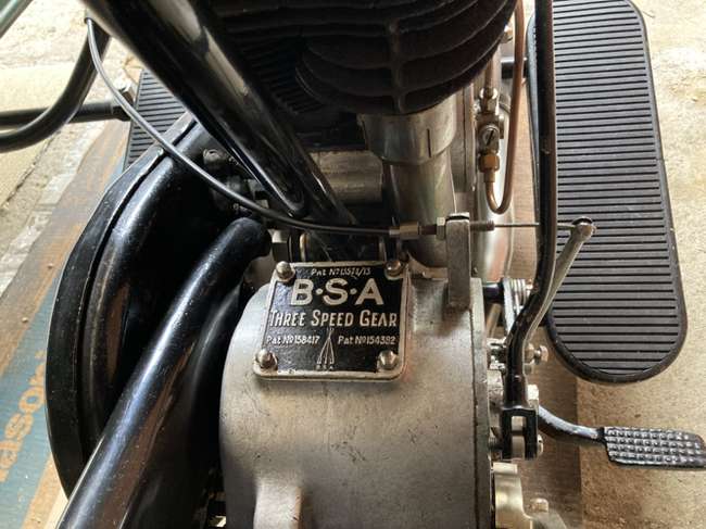 1926 BSA Model G Combination 986cc-Sold