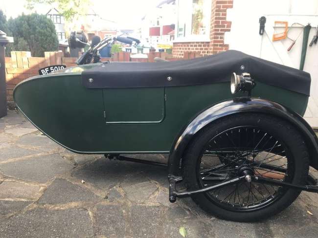 1926 BSA Model G Combination 986cc-Sold