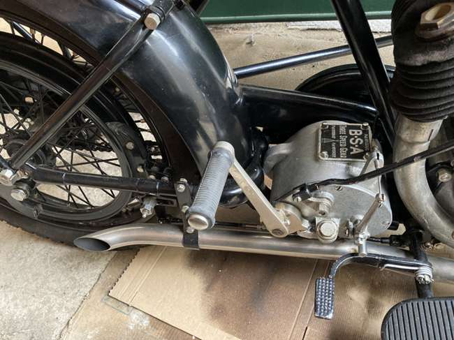 1926 BSA Model G Combination 986cc-Sold