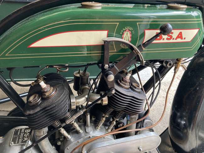 1926 BSA Model G Combination 986cc-Sold