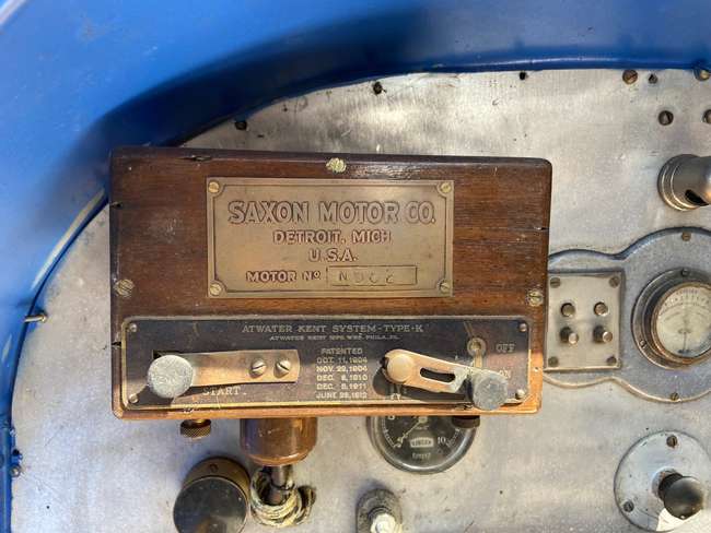 1920 Saxon 12hp Two-Seater -Sold