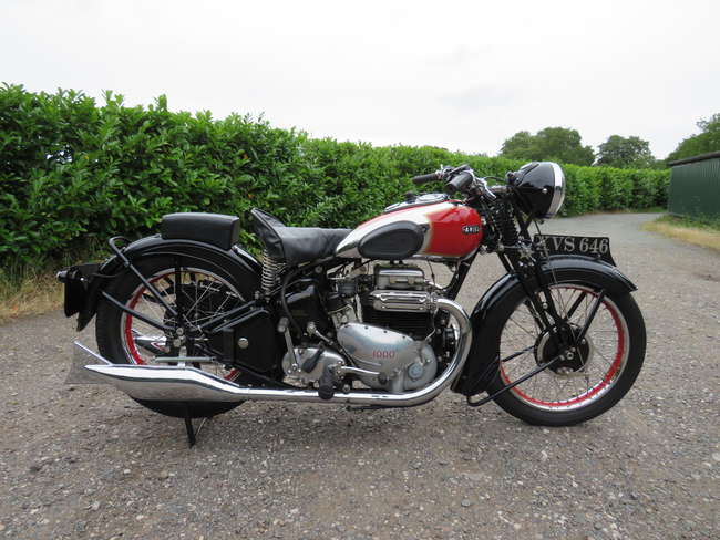 1938 Ariel Square Four Concours-winner 998cc-For Sale