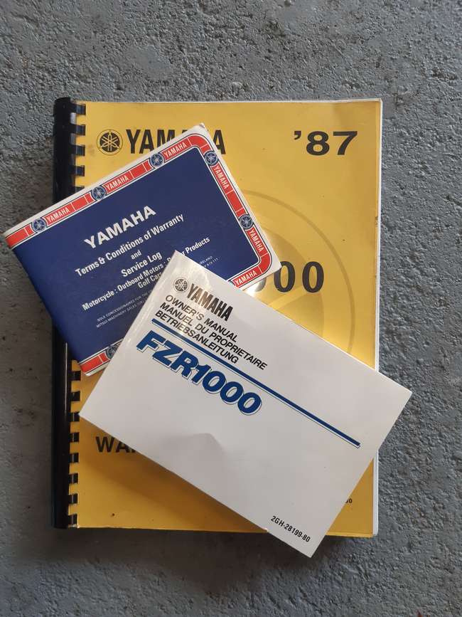 1987 Yamaha FZR Genesis 1000 989cc-Sold
