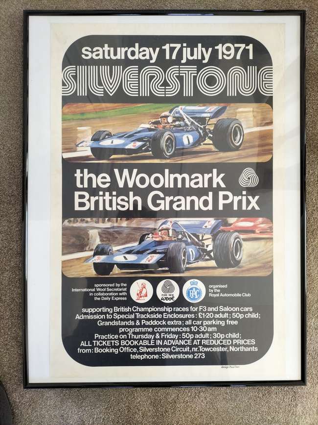 A Fascinating Selection of Motor Racing Advertising Posters Across the Decades
