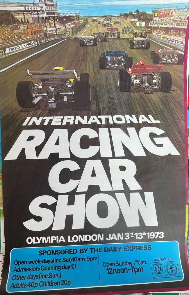 A Fascinating Selection of Motor Racing Advertising Posters Across the Decades
