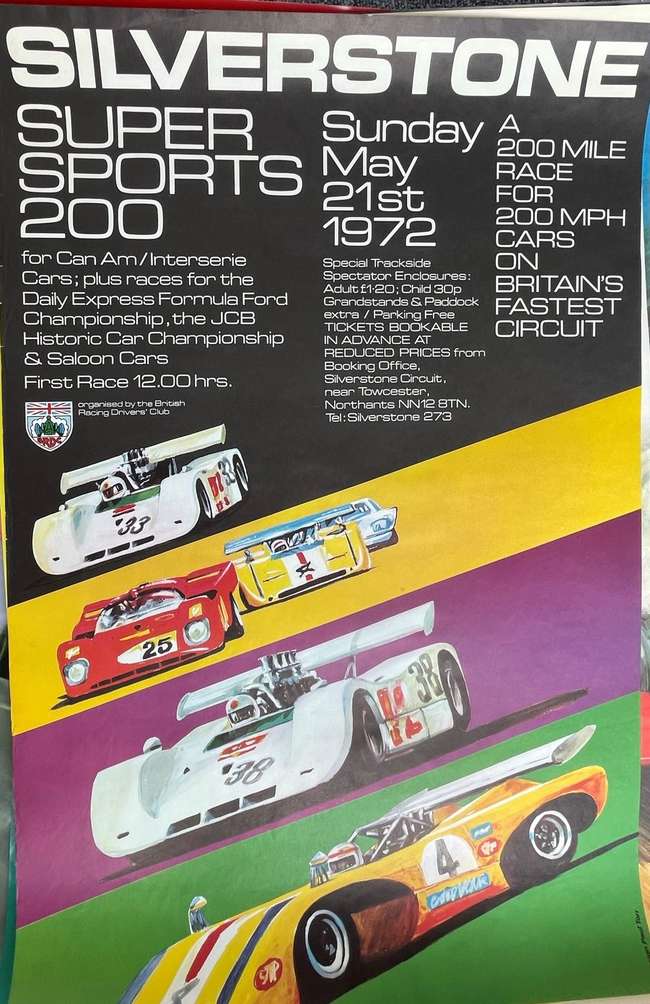 A Fascinating Selection of Motor Racing Advertising Posters Across the Decades