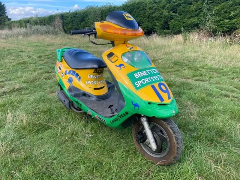 Iconic Auctioneers | c.1992 'Benetton' 50cc Scooter-Sold