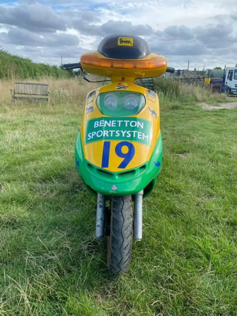 Iconic Auctioneers | c.1992 'Benetton' 50cc Scooter-Sold
