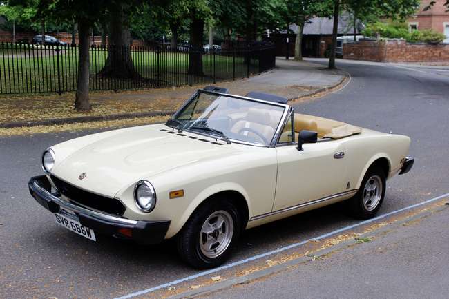 1981 Fiat 124 Sport Spider-Sold