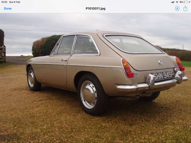 1968 MG C GT-Sold