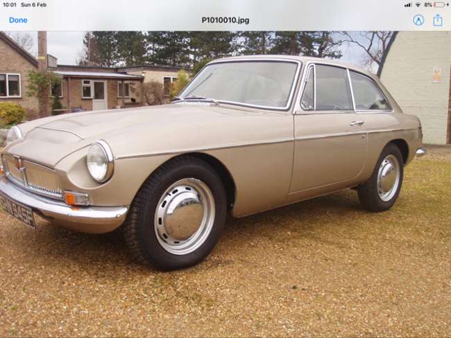 1968 MG C GT-Sold