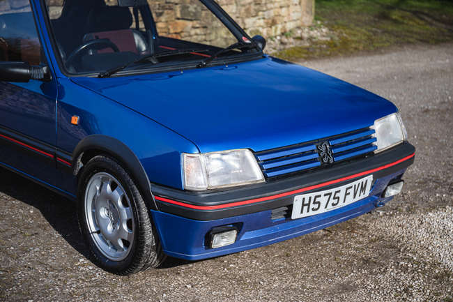 1991 Peugeot 205 GTi 1.9-Sold