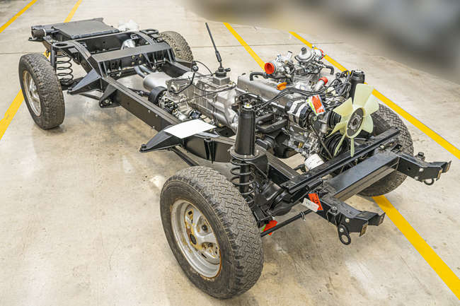 1976 Range Rover Classic 'Suffix D' Rolling Chassis-Sold