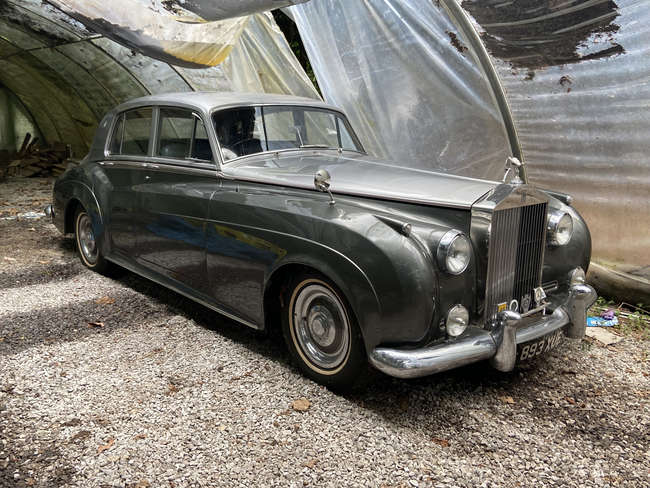 Miniature Solido Rolls-Royce Silver Cloud 1957-59 1/43 Métal à Remontoir Vintage