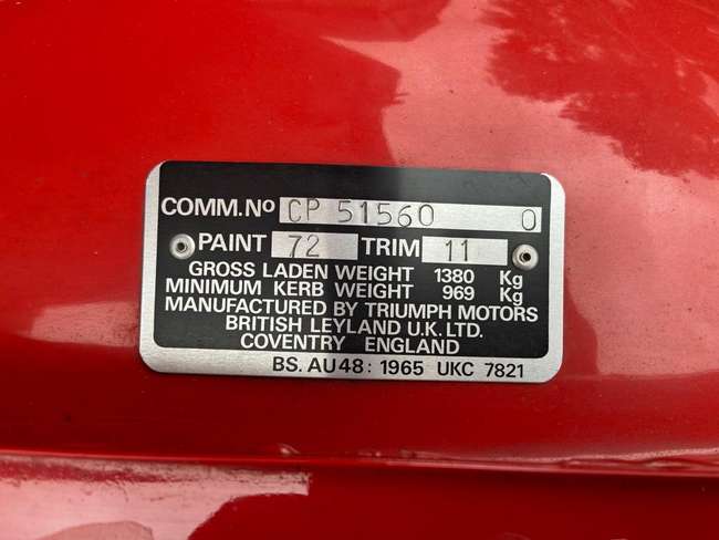 1970 Triumph TR6 Roadster with Works Hardtop
