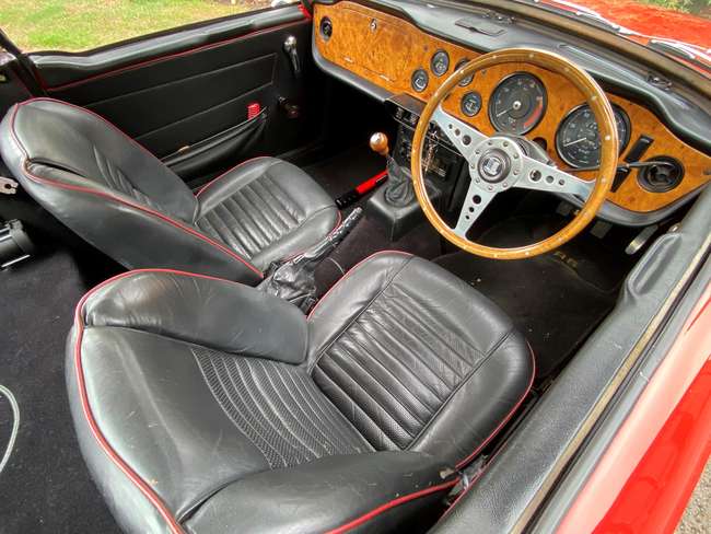 1970 Triumph TR6 Roadster with Works Hardtop