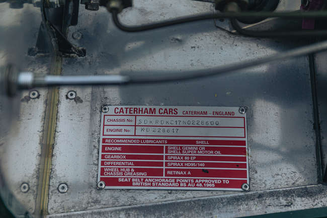 1992 Caterham Super 7 Sprint 1700-Sold