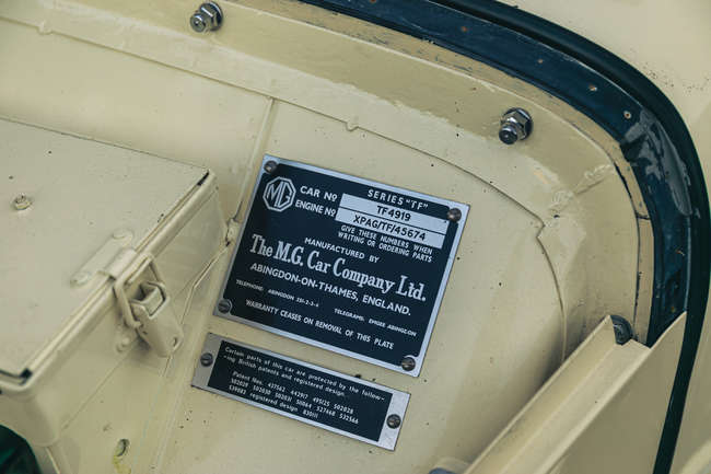 1954 MG TF 1250-Sold