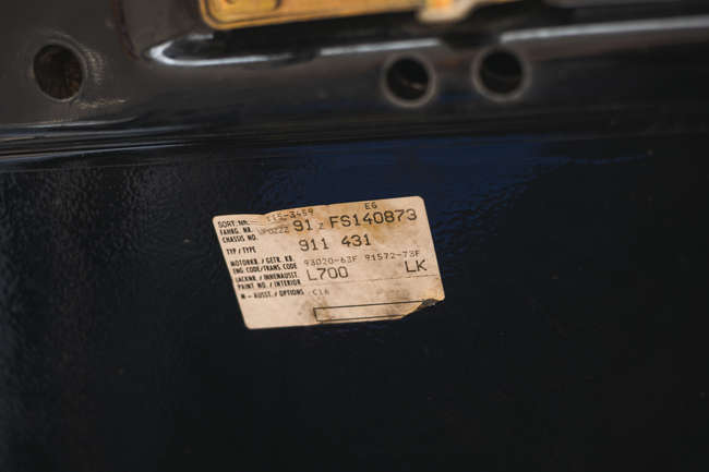 1985 Porsche 911 Carrera 3.2 Targa-Sold