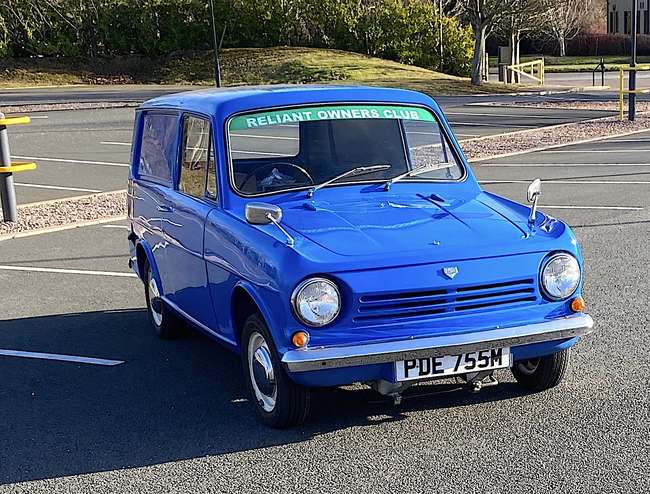 1974 Reliant 'Rebel with a Cause' Charity Lot In Aid of the -Sold
