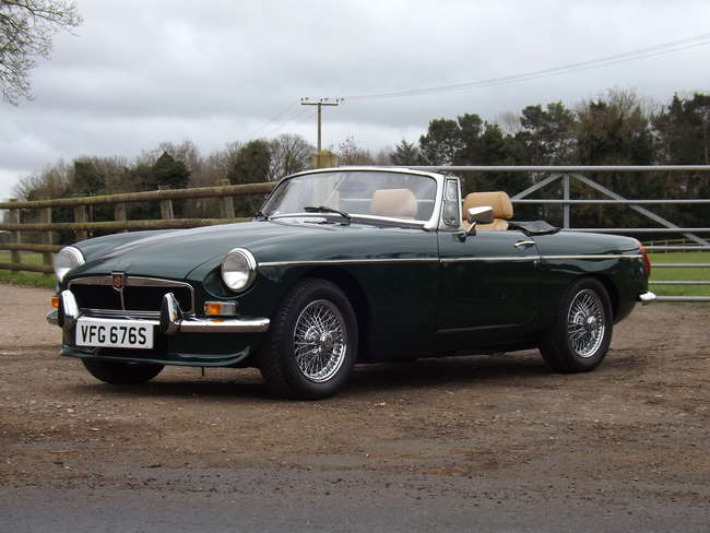 1977 MG B V8 Roadster 3.5-Litre-Sold